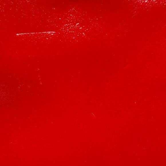 Hobo International Red Patent Leather Clutch Handbag w/chain Leather Vintage - Picture 9 of 12